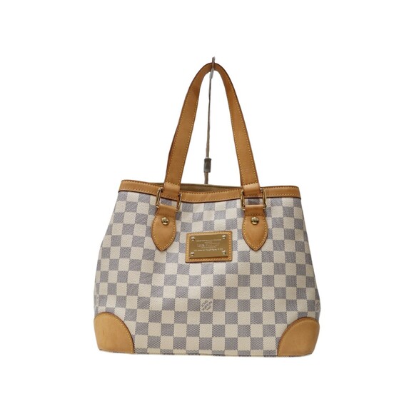 Louis Vuitton Handbags - Louis Vuitton Hampstead Handbag Damier Azur White tote beige